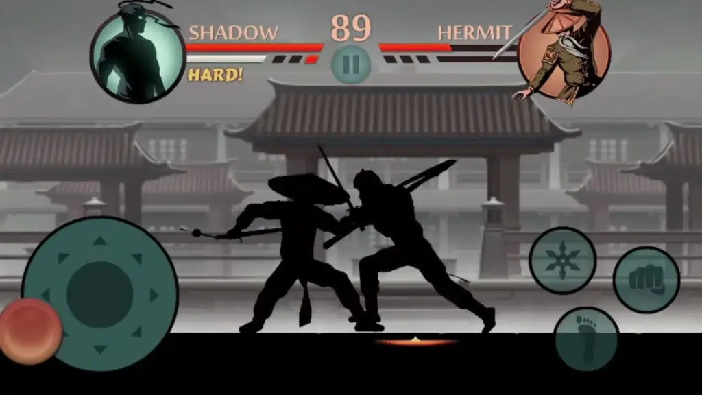  Shadow vs Hermit. A best fighting game